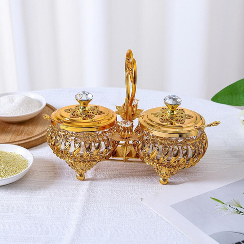 Light Luxury Cazoning Box Condiment Container Multifuncional