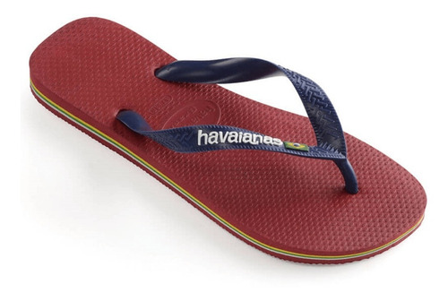 Imagen 1 de 2 de Ojotas Havaianas Brasil Negras Originales