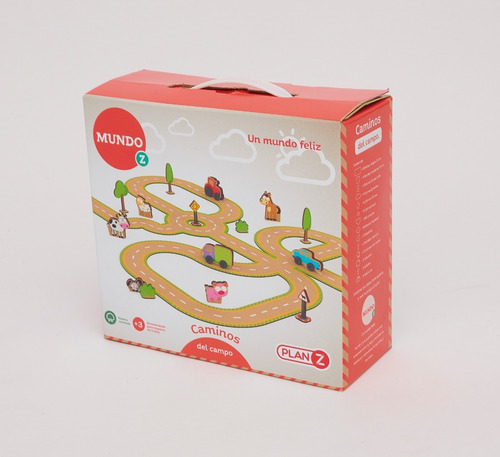 Imagen 3 de 10 de Juego Caminos Campo Madera Construccion Didactico Niños