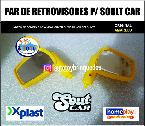 Soult Car 650 - X-plast - Homeplay - 1 Par De Retrovisores
