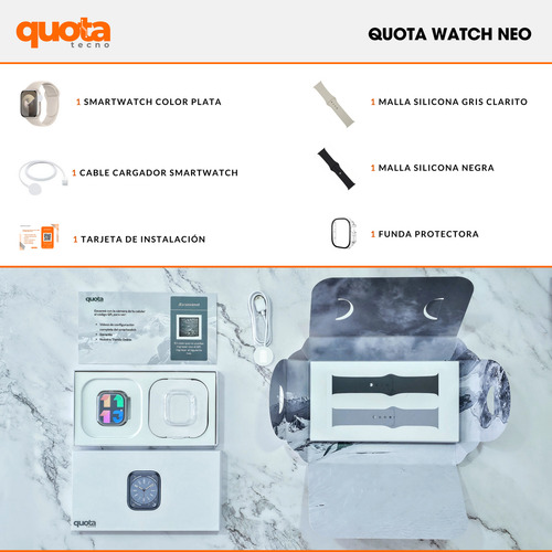 Smartwatch Neo Youtube Wifi Mujer Chip 4g Spotify Whatsapp Plateado