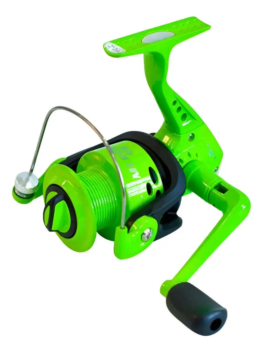 Reel Pesca Variada Frontal Albatros Mercury 50 Verde Derecho/izquierdo
