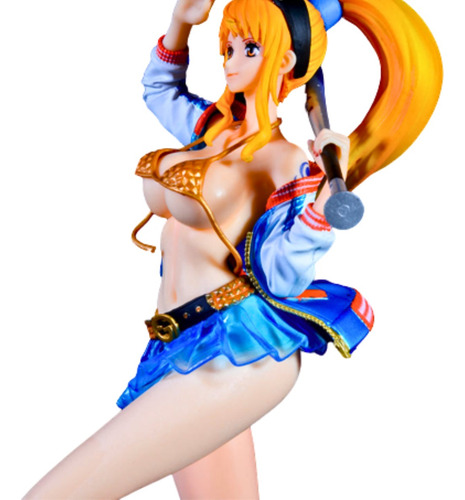 Figura Nami One Piece Hot Sexy Traje De Baño Con Base