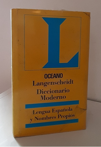 Diccionario Moderno Langenscheidt Lengua Española Y Nombres