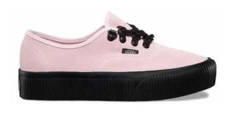 Tenis Vans Autentic Platfor Embossed Pink, Piel Vacuno Nuevo