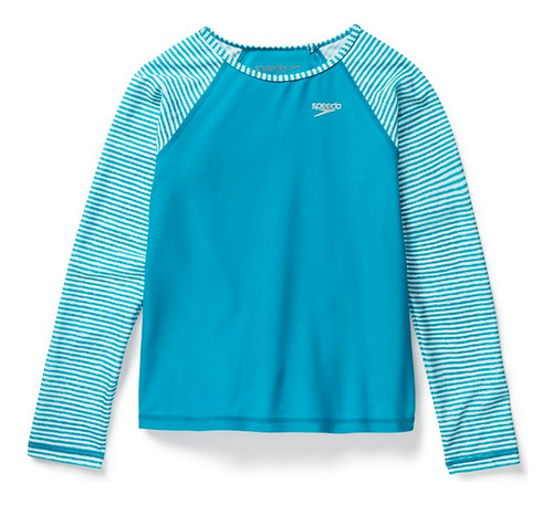 Rashguard Speedo Rash Manga Larga Para Niñas