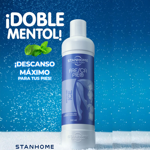 Stanhome Fresca Pie Ice Doble Mentol 300 Ml
