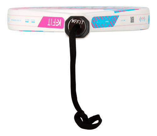 Pala Profesional De Padel K Gamma Control 3k K-fit Rosado Y Calipso 46x3.8 Cm | Pala De Pádel Premium De Alta Calidad Con Tecnología K-pro Y Balance Optimizado | Hecha 100% De Fibra De Carbono