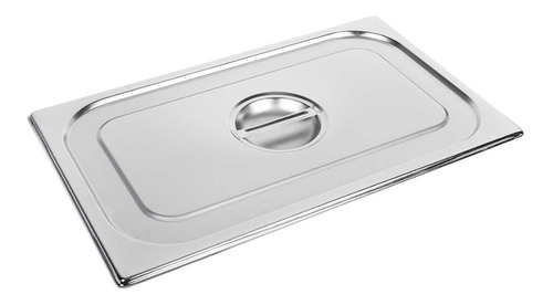 Tampa Inox 53x32,5x2cm P/cuba Gn 1/1 Sem Recorte