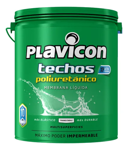 Plavicon Techos Membrana Liquida Colores 4lts- Pintu Zero