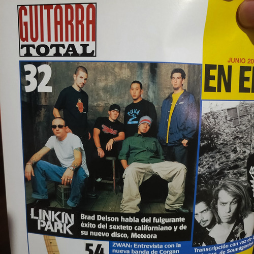Linkin Park Revista Guitarra Total Brad Delson Cd (Usado)