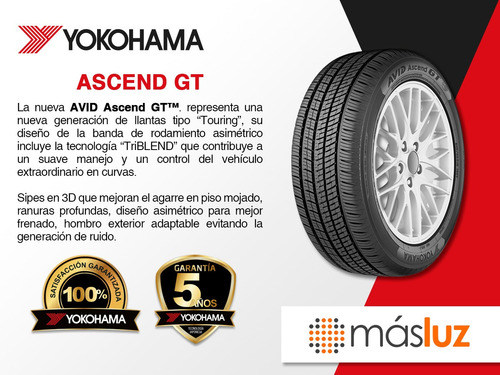 Par Llantas Ascend Gt Yokohama 245/45r18 96v