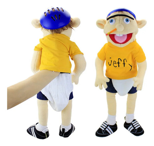 // Accesorios For Fiestas Jeffy Marioneta De Mano Peluche