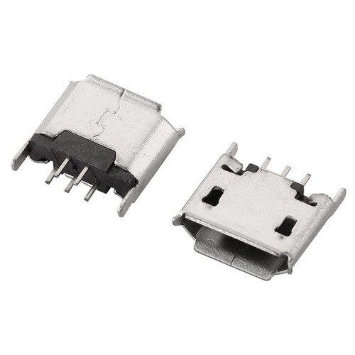 Pack 30 Unidades Conector   Micro Usb Gps 5 Pin Vertical