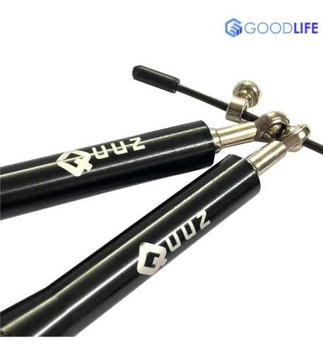 Imagen 4 de 7 de Soga Salto Speed Rope 2 Rulemanes Mango Metal Funcional