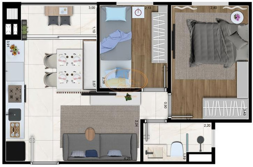 Apartamento Com 2 Dormitório(s) Localizado(a) No Bairro Morumbi Em São Paulo / São Paulo - 16819:924013