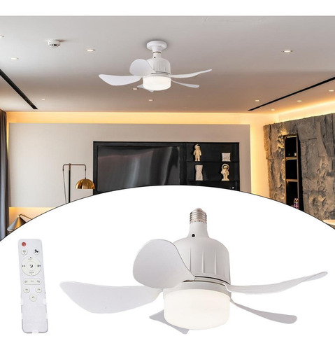 Ventilador De Techo Elegante Con Iluminación Personalizada