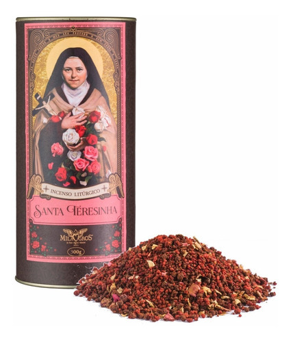 Incenso Litúrgico De Igreja Santa Teresinha Lisieux 300g