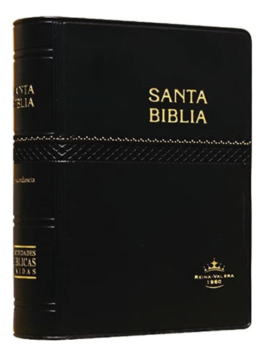 Biblia Reina Valera 1960 Tapa Vinil Negro
