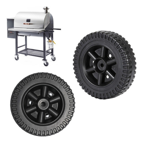 Rueda Universal Para Parrilla De Barbacoa, 2 Uds., Con
