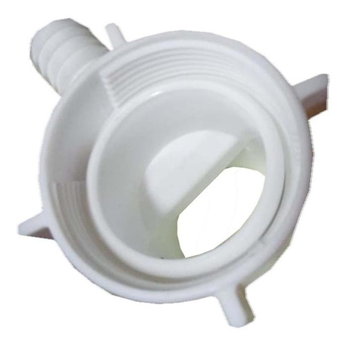 Imagem 2 de 3 de Adaptador Maquina Lavar Louças P/ Sifão Plastico Branco