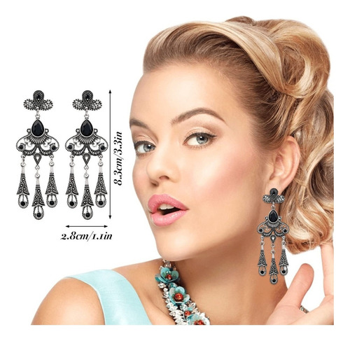 1920s Accesorios Vintage Conjunto Chicago Gatsby-tocado De Plumas