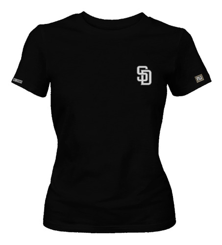 Camiseta  San Diego Padres Logo Beisbol Dama Mujer Phd