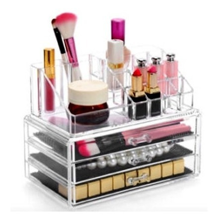 Organizador De Acrilico Para Cosmeticos Maquillaje Oferta