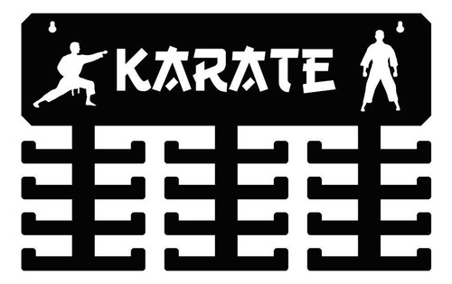 Porta Medalhas Esporte Karate 24 Suportes