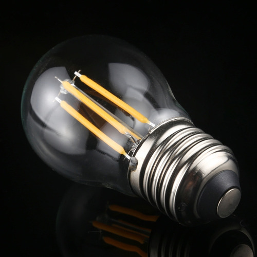 Bombilla Led De Filamento Led G45 E27 De 4 W Con Atenuación