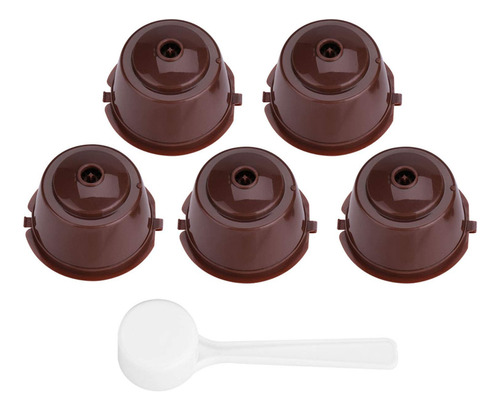 Café Recargable Reutilizable 5 Piezas Juego De Filtros De