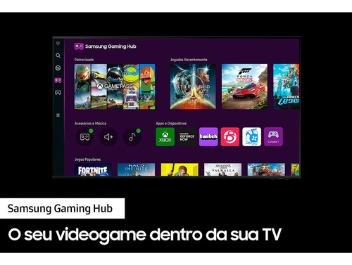 Smart Tv Samsung 55 Hdr 4k Comando De Voz 3 Em 1 Sem Bordas