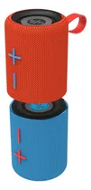 Comprar Parlante Portátil 2 en 1 Stromberg Twin 2 Bluetooth Fm Ipx4 Color Rojo y Azul