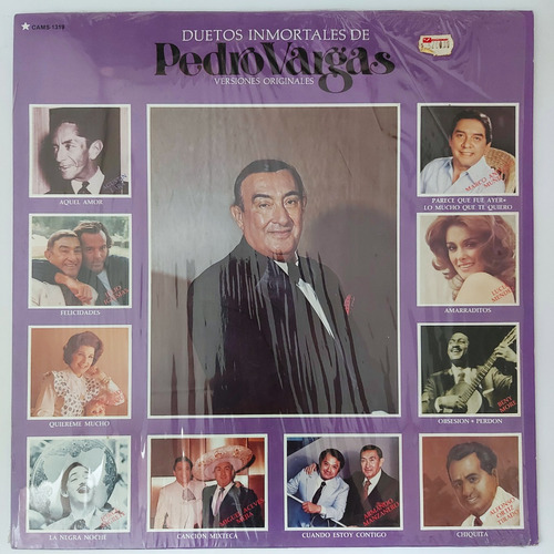 Pedro Vargas - Duetos Inmortales De Pedro Vargas  Lp