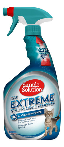 Eliminador De Manchas Y Olores Simple Solution Cat Extreme 9