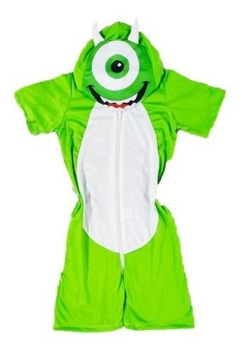 Pijama Infantil Macacão Kigurumi Fantasia Monstro Parmalat