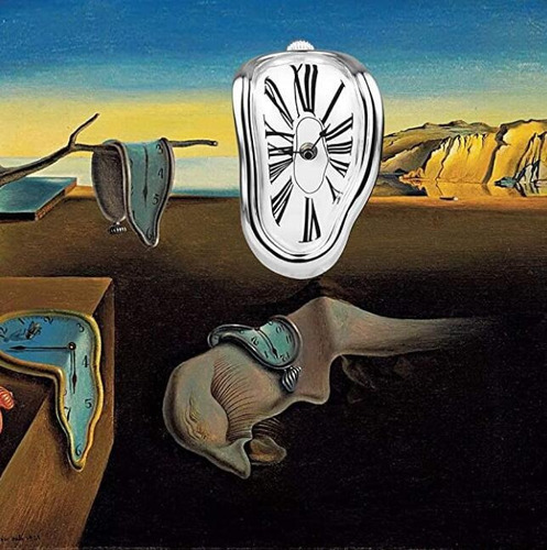 Reloj Derretimiento El Salvador Reloj Dalí Plata G