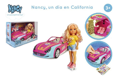 Muñeca Nancy Con Carro Y Patines 43cm   