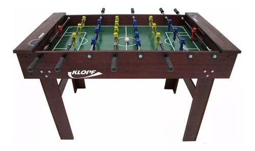 Imagem 3 de 3 de Mesa de pebolim Klopf 1070 com bonecos de polipropileno e bolas incluídas