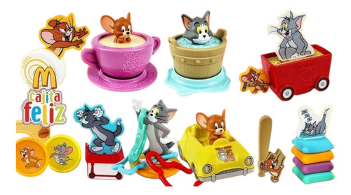 Coleccion Mcdonalds Cajita Feliz Tom And Jerry 85 Años
