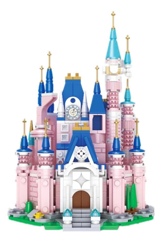 Castillo Rosa Disney 8 En 1 Bloques Armables Arquitectura 