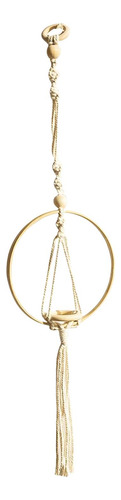 Macrame Plants Hanger Cuentas De Madera Macetero Colgante