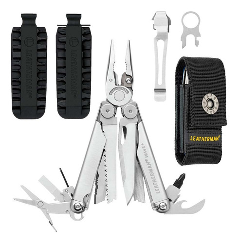 Leatherman New Wave Plus + Bit Kits + Clip Y Oring