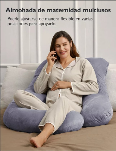 Mae Baby Almohada De Embarazo Forma De U Para Embarazadas