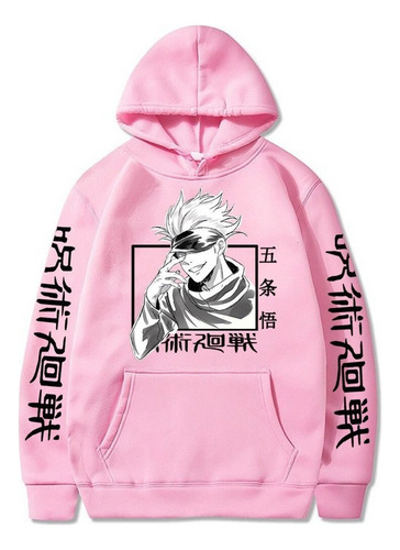 2024 Jujutsu Kaisen Sudadera Con Capucha Hip Hop Anime