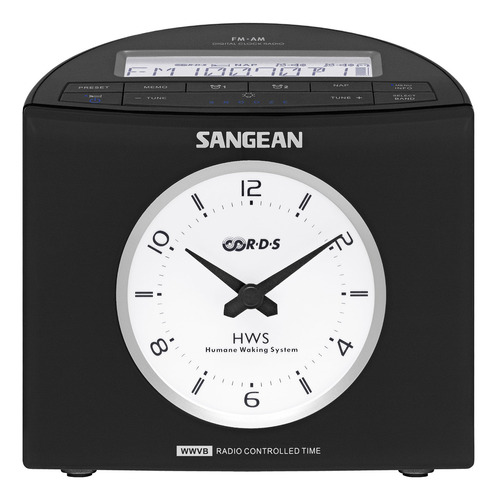 Sangean Rcr-9 Am Fm-rds Digital Tuning Reloj Atomico Radio