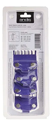 Juego De Peines Andis Master Dual Magnet - Metal De Alta Cal