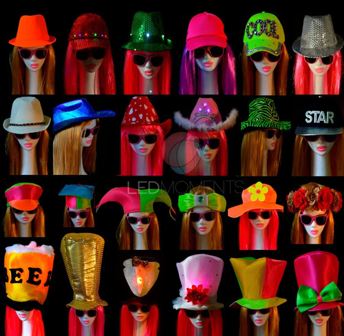 Imagen 7 de 10 de Gorro Sombrero Cowboy Brillo Vaquero Colores Carioca Fiesta