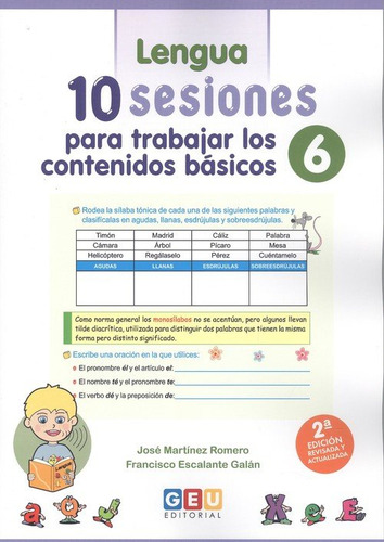 10 Sesiones Para Trabajar Contenidos Basicos 6 - Aa,vv