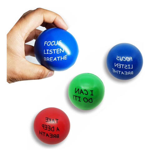 Pelota Descomprimidora De Stress Balls, Citas Motivacionales